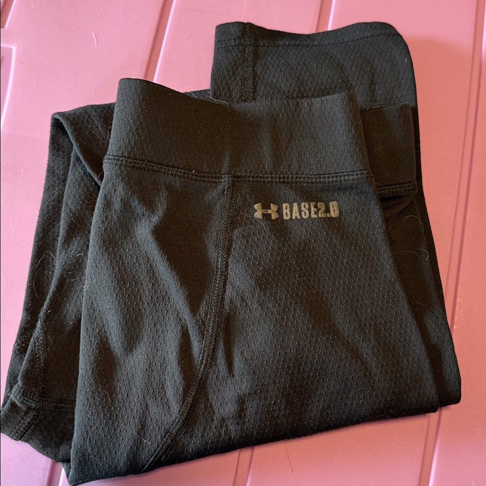 Under Armour Black Base 2.0 Long Underwear